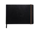 Rhodia Touch - Bristol Book - brochure souple A5 21x14,8 cm paysage 64p uni papier Bristol 205g - Noir