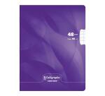 Cahier piqué 8000 CARTE 17x22 cm 48 pages grands carreaux 90 g - Assortis