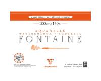 Fontaine bloc collé 4 côtés 20F 26x36cm 300g grain satiné