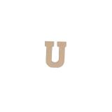 Lettre U kraft 20cm - Kraft