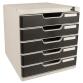 MODULO A4/5 l'grey/black key lockable - Black
