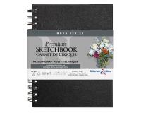 Nova Series carnet spiralé 50F 15,2x20,3cm 150g - Gris