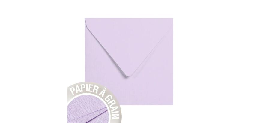 Paquet de 5 enveloppes Grain de Pollen 140x140mm 120g/m²