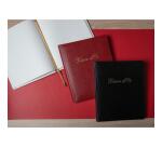 Livre d'or Cuir Alpille 140 pages ivoire - 26x22cm vertical