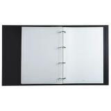 Reliure registre 32x26cm 4 anneaux avec recharge Conseil d'Administration - Noir