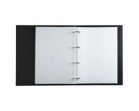 Reliure registre 32x26cm 4 anneaux avec recharge Conseil d'Administration - Noir