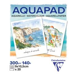 Bloc Aquapad Polaroid aquarelle 9x10,5cm 20F 300g
