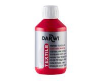 DARWI Flacon de 250 ml de Peinture Textile Opaque - vermillon