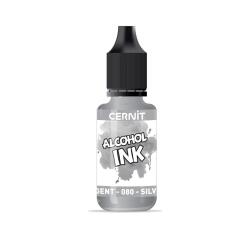Cernit encre à l'alcool 20 ml Argent - Argent