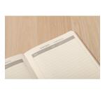 My.Essential Age Bag carnet brochure cousu dos carré à pages numérotées B5 192 pages DOT papier ivoire 90 g - Noir