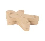 Boîte bonhomme pain d'épices 12x3x15cm - Kraft