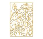 Set de 5 cadres à peindre - Floral - Blanc