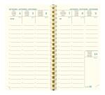 Agenda de poche SAD 16S Méline 9 x 16 cm Semainier Septembre 2025 à Décembre 2026 - 16 mois. - Couleurs assorties