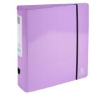 Classeur à levier Aquarel Prem'Touch - Dos arrondi 80mm - A4 - Couleurs assorties