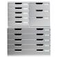 MODULO A3 (5 drawers) light grey/blue