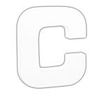 Petite lettre C 12cm - Blanc
