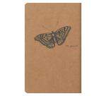 Flying Spirit piqûre textile 7,5x12cm 48 pages ligné motifs assortis papier ivoire 90g - Kraft