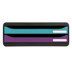 TOOLBOX, Ablagemodul mit 2 Schubladen, Kollektion Titan - Farben sortiert