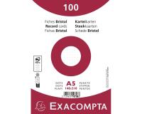 Fichas de cartulina bristol 205 g/m2 - Dots - 148x210 mm - Blanco