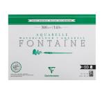 Fontaine bloc collé 1 côté 10F 31x41cm 300g grain torchon