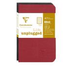 Set de 2 carnets piqûre Age Bag 7,5x12cm 48 pages ligné Couleurs assortis - Assortis