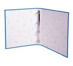 Carpeta Exacompta forrada polipropileno 4 anillas 30mm - A4 - Azul claro