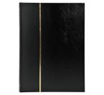 Album de timbres simili-cuir 32 pages noires - 22,5x30,5 cm