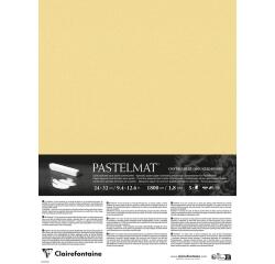 Clairefontaine Pastelmat Mounted Board - 24 x 32 cm - Pack of 5 - Buttercup
