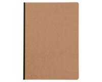 Clairefontaine Nomaddict Notebook - A4 - Plain - 96 Sheets - 90gsm - Clothbound - Havana||