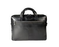 Maletín para portátil 15,6" doble compartimento Exactive® piel Negra