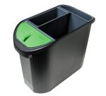 Corbeille à papier Écologic - Noir/Gris