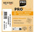 Barquette de 400 sets de table papier gaufré recyclé 80g/m2, Cabanon - Format 30x40cm - Cabanon