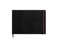 Rhodia Touch Mixed Media Book, papier Paint'On extra-blanc 250g - A4 paysage, 40 pages - Noir