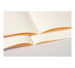 Rhodiarama piqûre textile A5 64p dot papier ivoire 90g - Beige