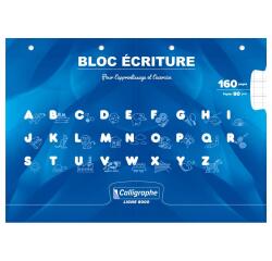Bloc écriture à l'italienne 8000 CARTE A4 160 pages DL 3 mm IV 90 g - Vert