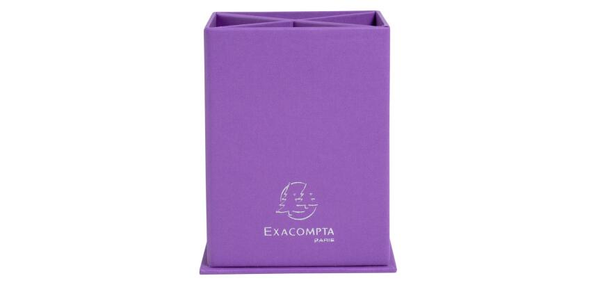 Squared pen-holder 4 comp. Teksto assort