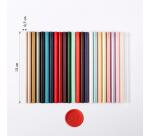 6 Batons de cire pour pistolet