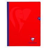 Cahier brochure cousue Mimesys 24x32cm 192 pages grands carreaux couverture polypropylène