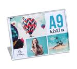 Lot de 10 porte-étiquettes A9 horizontal - Cristal