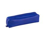 CUIR TEINTE Trousse rectangulaire 21x4x6 cm - Bleu