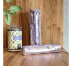 Céleste CUIR Trousse ronde Ø5,5x22 cm Rose