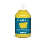 Darwi Flacon de 250 ml de Peinture Acrylique Universelle Brillante - jaune soleil