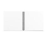 Goldline carnet spiralé 50F 20x20cm 140g - Blanc