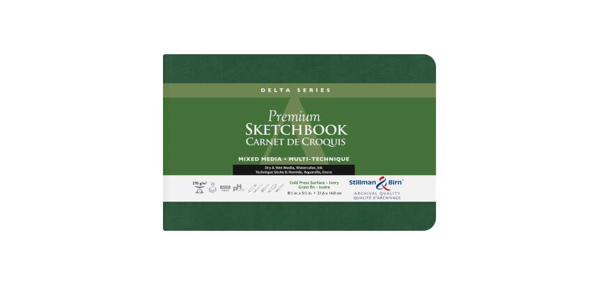 Delta Series carnet souple 26F 14x21,6cm 270g - Ivoire