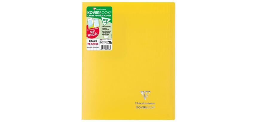 Cahier Koverbook, 240 x 320 mm, Seyès
