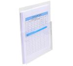 Sachet de 2 pochettes adhésives à soufflet - PP Haute Qualité 20/100e - A4 - Cristal