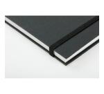 Layout double-face carnet ouverture à plat 25F A4 220g - Noir