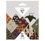 ORIGAMI, Pochette de 60 feuilles 70g/m2 au format 15x15cm - Halloween - Multicolore