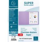 Pk 100 Folders SUPER 210 Dark Blue