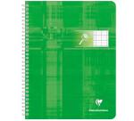 Cahier reliure intégrale déficients visuels 17x22cm 100 pages grands carreaux noirs 2,5mm agrandis 10x10 Couleur aléatoire - Assortis